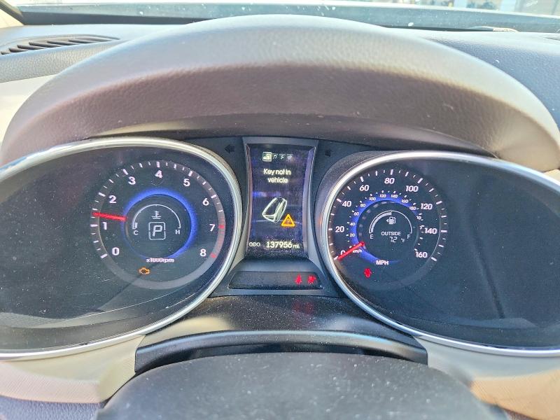 2016 Hyundai Santa fe VIN KM8SNDHF7GU142306 COPART salvage auction — FRONT END, Tx - Salvage Vehicle Title, sold $1,550 on 2026-07-23 (photo 9)
