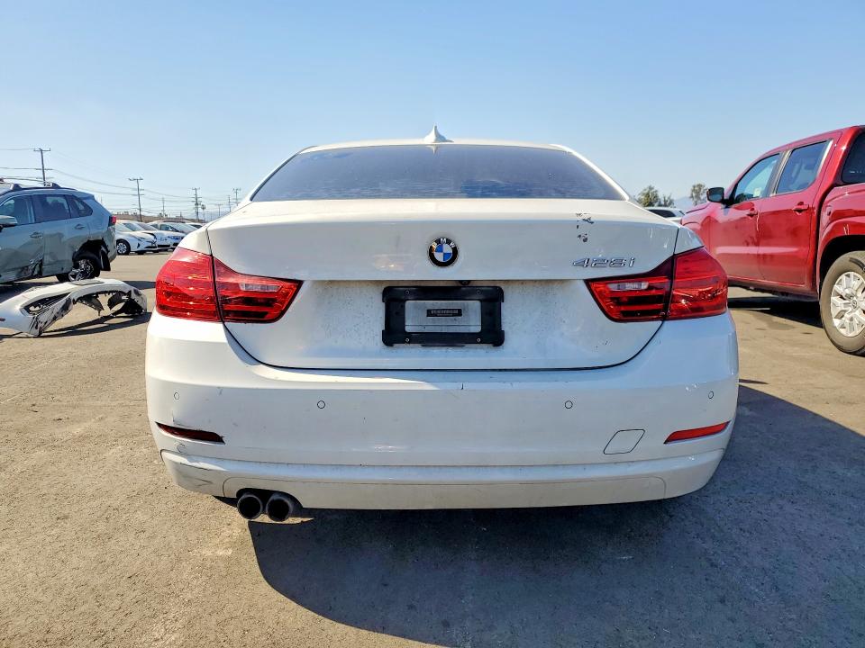 2014 BMW 4er VIN WBA3N7C55EK222024 COPART salvage auction — FRONT END, Ca - Salvage Certificate, sold $500 on 2026-07-29 (photo 6)