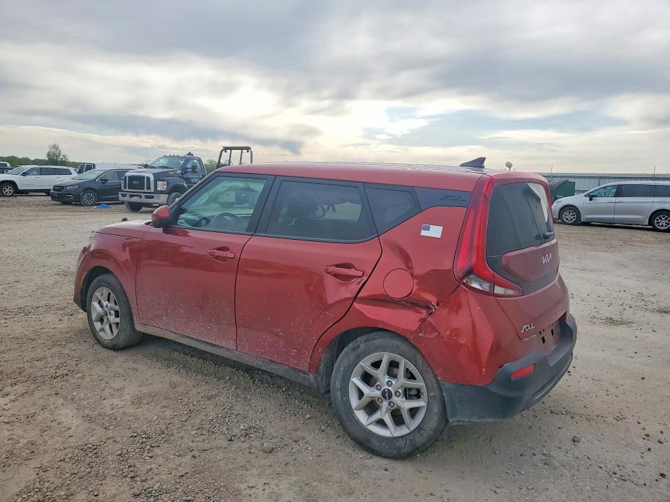 2022 Kia Soul VIN KNDJ23AU9N7821808 COPART salvage auction — REAR END, Ia - Cert Of Title-Salvage Title, sold $1,550 on 2026-07-31 (photo 2)