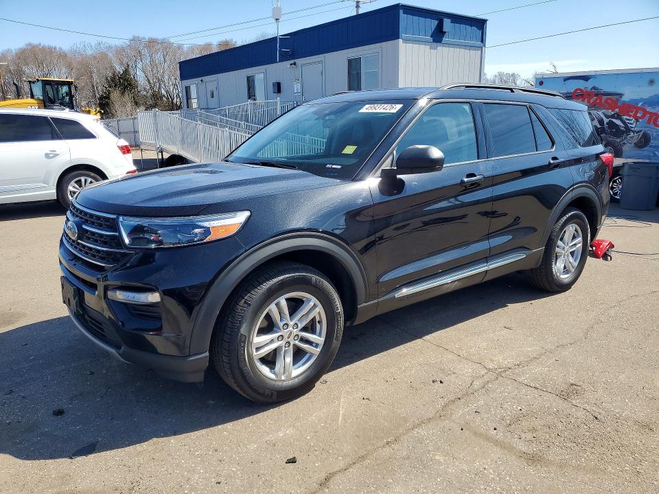2020 Ford Explorer VIN 1FMSK8DH8LGC81506 COPART salvage auction — REAR END, Id - Salvage Certificate Of Title, sold $8,300 on 2026-07-28 (photo 1)