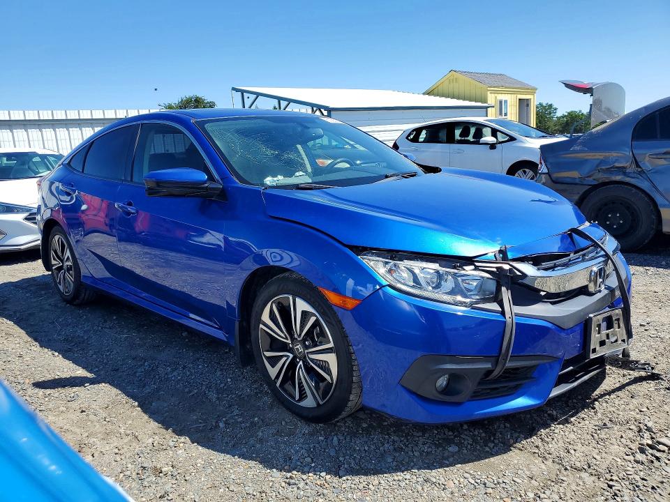 2018 Honda Civic VIN JHMFC1F73JX044240 COPART salvage auction — FRONT END, Ca - Salvage Certificate, sold $3,900 on 2026-07-02 (photo 4)