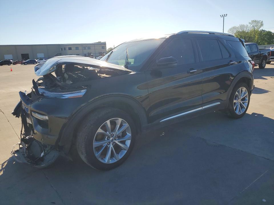 2022 Ford Explorer VIN 1FM5K8HC5NGA83397 COPART salvage auction — REAR END, Tx - Salvage Vehicle Title, sold $4,350 on 2026-07-09 (photo 1)