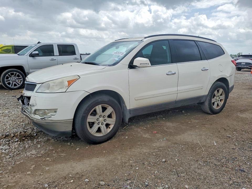 2012 Chevrolet Traverse VIN 1GNKRGED2CJ216750 COPART salvage auction — FRONT END, Tx - Salvage Vehicle Title, sold $725 on 2026-07-09 (photo 1)