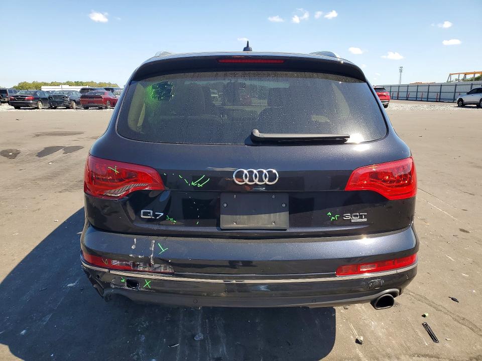 2014 Audi Q7 VIN WA1LGAFEXED003368 COPART salvage auction — REAR END, Salvage Title, sold $3,700 on 2026-07-20 (photo 6)