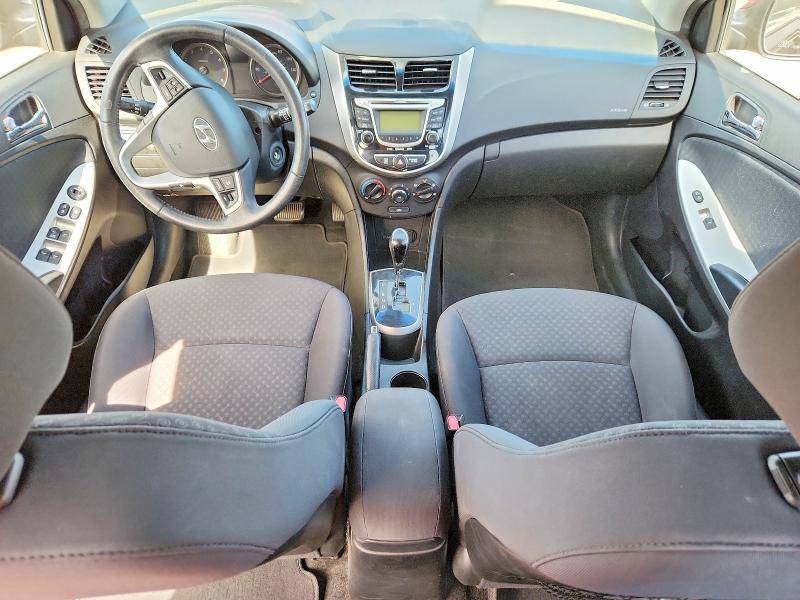 2012 Hyundai Accent VIN KMHCU5AEXDU061424 COPART salvage auction — FRONT END, Nm - Cert Of Title-Salvage, sold $725 on 2026-07-13 (photo 8)