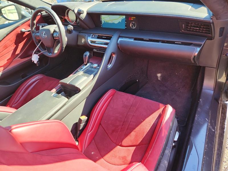 2018 Lexus Lc VIN JTHHP5AY8JA003979 COPART salvage auction — FRONT END, ON - PERMIT NO BRAND - UNFIT, sold $33,250 on 2026-07-07 (photo 8)