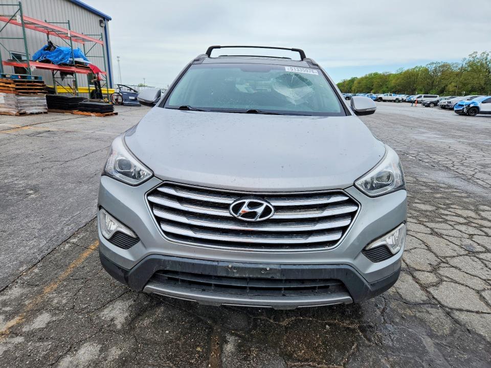 2016 Hyundai Santa fe VIN KM8SRDHF8GU133456 COPART salvage auction — HAIL, Ia - Cert Of Title-Salvage Title, sold $1,300 on 2026-07-06 (photo 5)