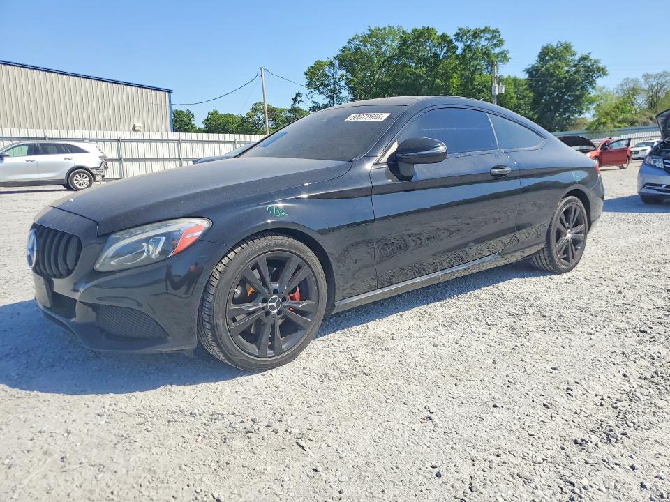2017 Mercedes-benz C class VIN WDDWJ4KB9HF454114 COPART salvage auction — SIDE, NC - SALVAGE CERTIFICATE OF TITLE, sold $1,400 on 2026-07-15 (photo 1)