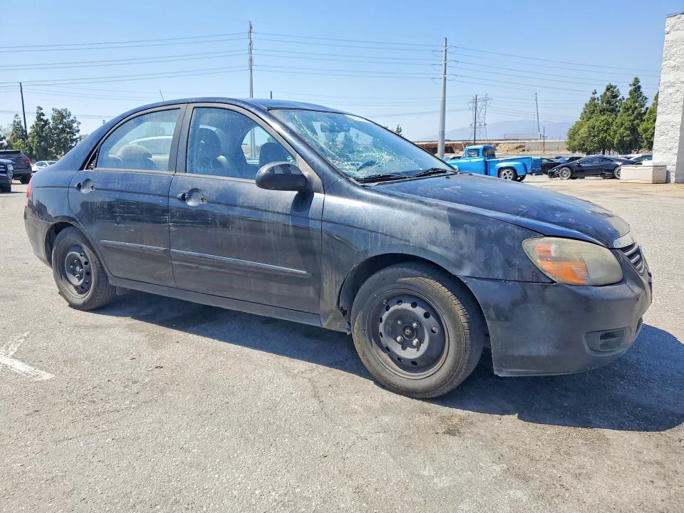 2009 Kia Spectra VIN KNAFE222595664880 COPART salvage auction — FRONT END, Ca - Salvage Certificate, sold $300 on 2026-07-16 (photo 4)
