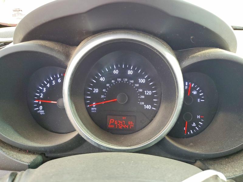 2013 Kia Soul VIN KNDJT2A60D7547972 COPART salvage auction — FRONT END, Il - Salvage Certificate, sold $425 on 2026-07-07 (photo 9)