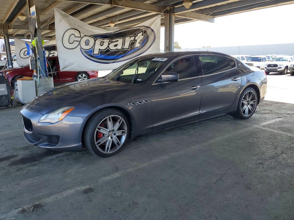 2015 Maserati Quattroporte VIN ZAM56RRA9F1145394 COPART salvage auction — MINOR DENT/SCRATCHES, Ca - Dis/Dlr/Exp Only Clean Title, sold $5,700 on 2026-07-21 (photo 1)