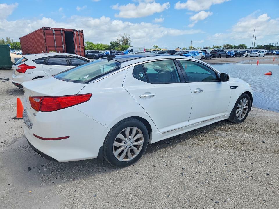2015 Kia Optima VIN 5XXGN4A78FG444303 COPART salvage auction — BURN, Fl - Cert Of Title Slvg Rebuildable, sold $950 on 2026-07-29 (photo 3)