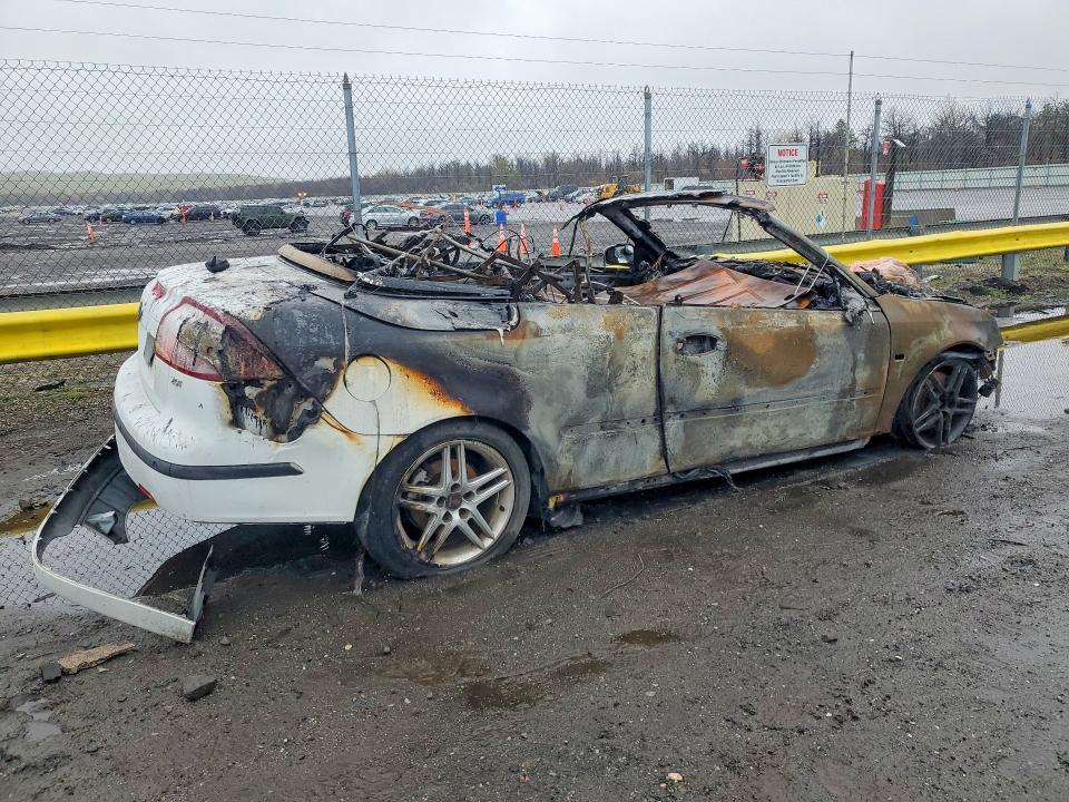 2007 Saab 9-3 VIN YS3FD79Y976106740 COPART salvage auction — BURN, NY - MV-907A SALVAGE CERTIFICATE, sold $80 on 2026-07-13 (photo 3)