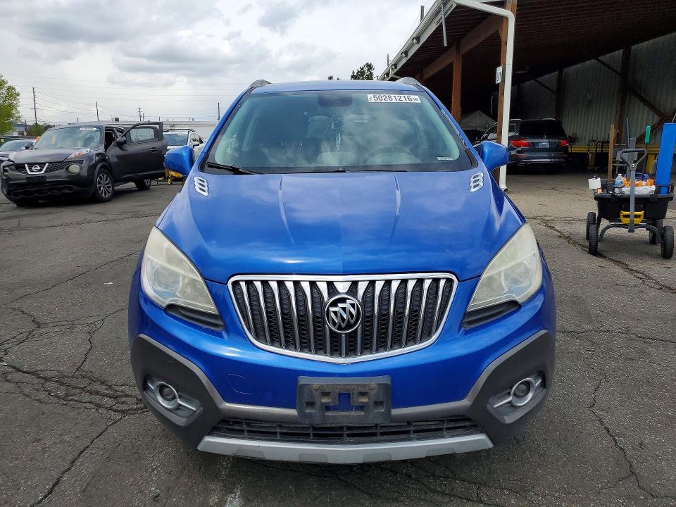 2013 Buick Encore VIN KL4CJGSB4DB153339 COPART salvage auction — FRONT END, Tx - Dealer Only Salvage Title, sold $675 on 2026-07-30 (photo 5)