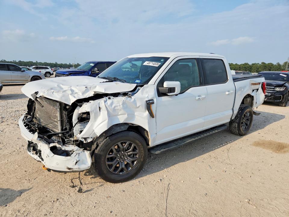 2022 Ford F-150 lightning VIN 1FTEW1E80NFB31331 COPART salvage auction — FRONT END, Tx - Salvage Vehicle Title, sold $12,300 on 2026-07-10 (photo 1)