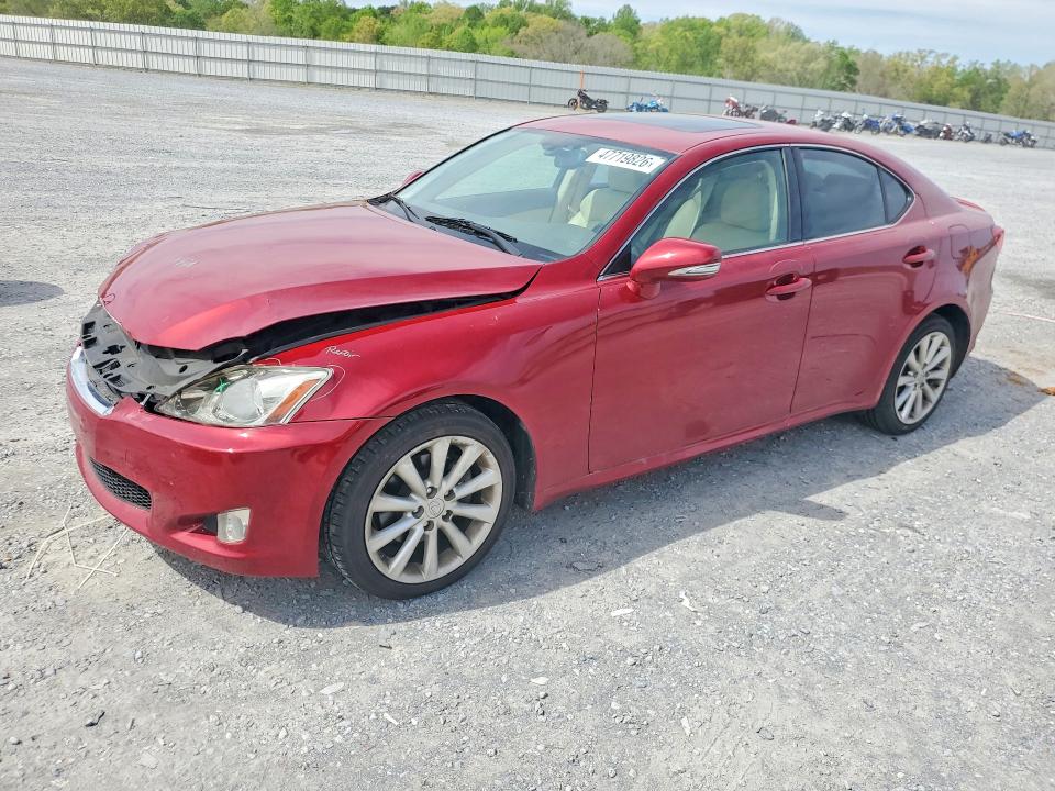 2009 Lexus Is 250 VIN JTHCK262695029187 COPART salvage auction — FRONT END, Nc - Salvage Certificate Of Title, sold $3,500 on 2026-07-08 (photo 1)