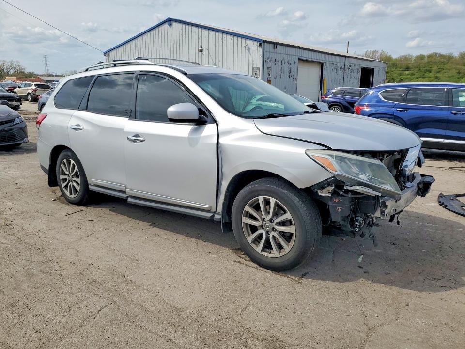 2014 Nissan Pathfinder VIN 5N1AR2MM5EC646512 COPART salvage auction — FRONT END, Il - Salvage Certificate, sold $400 on 2026-07-03 (photo 4)