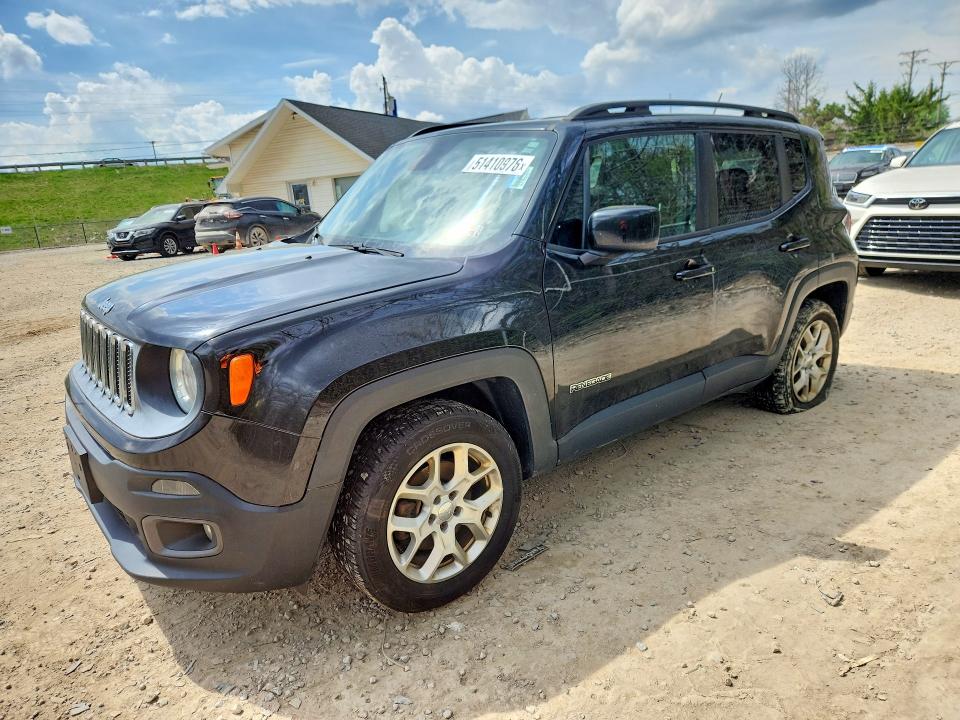 2015 Jeep Renegade VIN ZACCJBBT2FPB97754 COPART salvage auction — HAIL, Oh - Certificate Of Title, sold $1,450 on 2026-07-29 (photo 1)