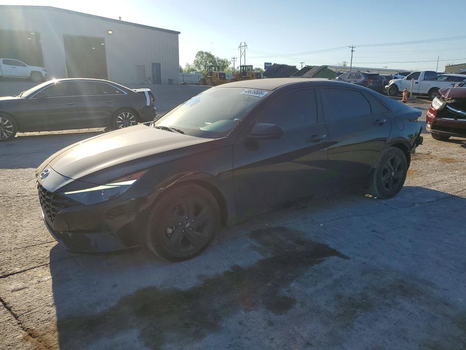 2023 Hyundai Elantra VIN KMHLM4AG9PU395282 COPART salvage auction — REAR END, OK, sold $825 on 2026-07-30 (photo 1)