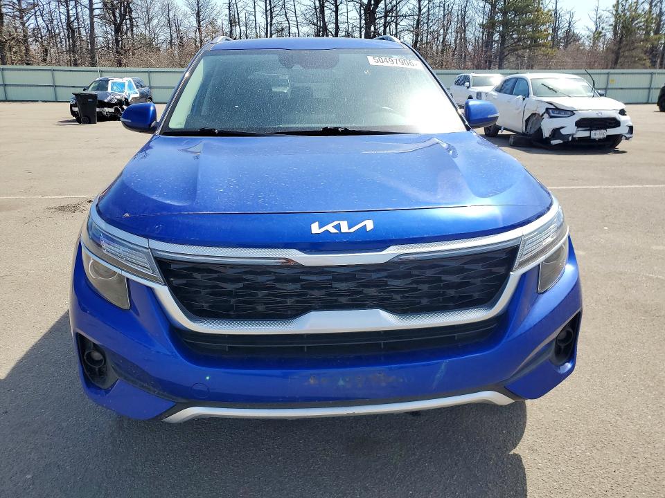 2022 Kia Seltos VIN KNDEUCAA5N7266518 COPART salvage auction — REAR END, Ny - Mv-907A Salvage Certificate, sold $4,600 on 2026-07-06 (photo 5)