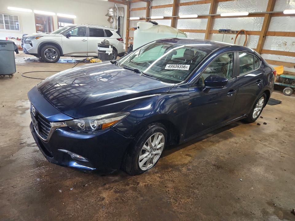 2017 Mazda 3 VIN 3MZBN1U70HM150087 COPART salvage auction — FRONT END, Il - Salvage Certificate, sold $1,100 on 2026-07-27 (photo 1)