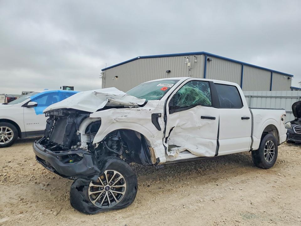2021 Ford F-150 VIN 1FTEW1CB2MKD60470 COPART salvage auction — FRONT END, Tx - Salvage Vehicle Title, sold $2,000 on 2026-07-02 (photo 1)