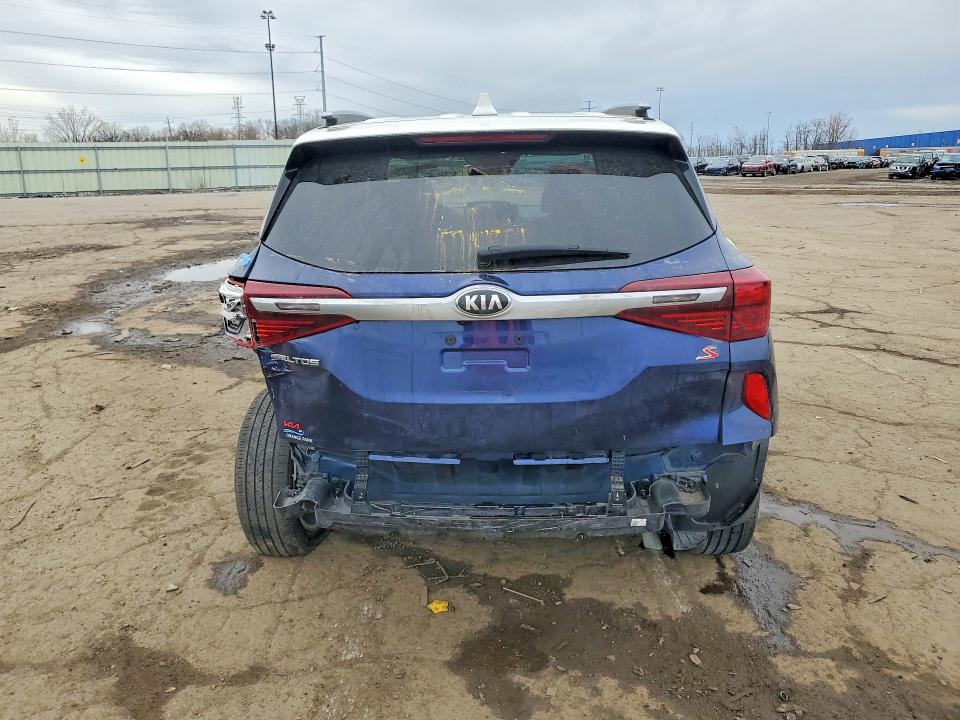 2021 Kia Seltos VIN KNDEUCAA7M7223488 COPART salvage auction — REAR END, Fl - Certificate Of Destruction, sold $3,800 on 2026-07-02 (photo 6)