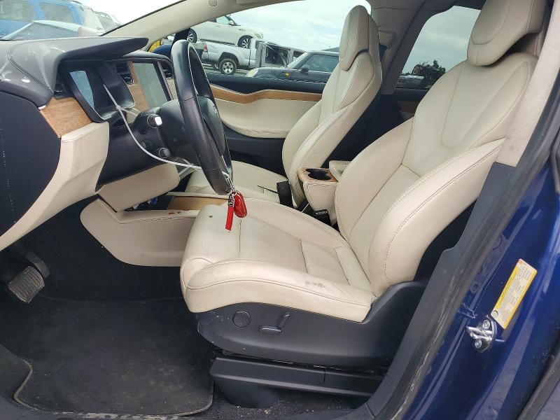 2019 Tesla Model x VIN 5YJXCDE28KF156296 COPART salvage auction — FRONT END, CA - SALVAGE CERTIFICATE, sold $4,150 on 2026-07-21 (photo 7)