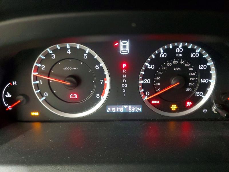 2012 Honda Accord VIN 1HGCP2F60CA185201 COPART salvage auction — FRONT END, Il - Salvage Certificate, sold $575 on 2026-07-09 (photo 9)