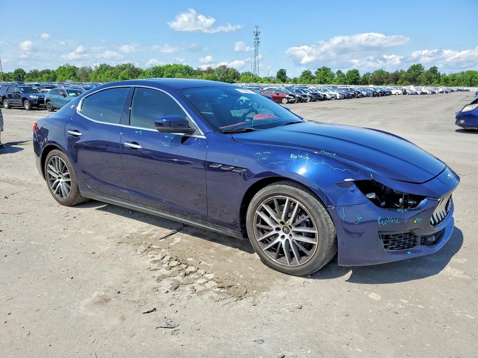 2018 Maserati Ghibli VIN ZAM57YTA6J1299926 COPART salvage auction — FRONT END, Va - Cert Of Title - Salvage, sold $3,650 on 2026-07-08 (photo 4)