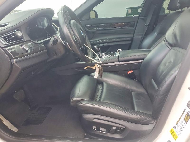 2014 BMW 7 series VIN WBAYE8C59ED135551 COPART salvage auction — UNDERCARRIAGE, Mi - Certificate Of Title, sold $1,650 on 2026-07-22 (photo 7)