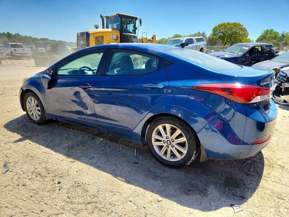 2015 Hyundai Elantra VIN KMHDH4AE6FU381961 COPART salvage auction — SIDE, De - Salvage Certificate, sold $1,050 on 2026-07-07 (photo 2)