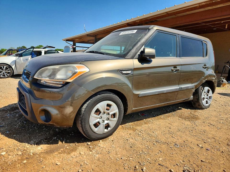 2013 Kia Soul VIN KNDJT2A5XD7501542 COPART salvage auction — REAR END, AL - CERT OF TITLE-SALVAGE TITLE, sold $750 on 2026-07-29 (photo 1)