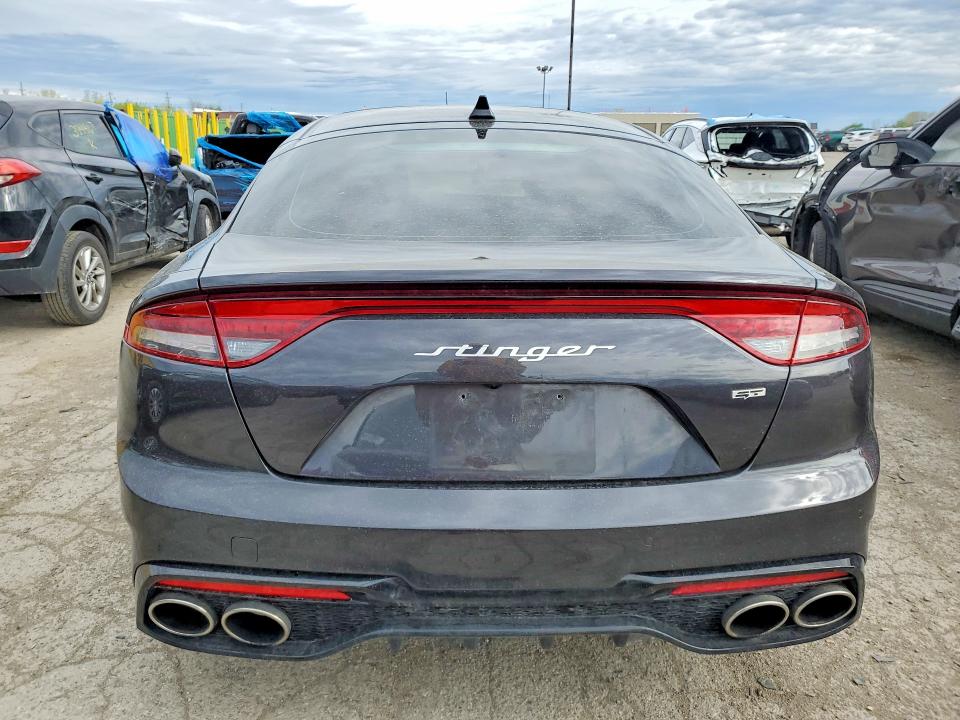 2023 Kia Stinger VIN KNAE55LC2P6129730 COPART salvage auction — FRONT END, Salvage Title, sold $700 on 2026-07-21 (photo 6)