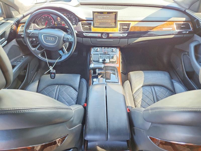 2015 Audi A8 VIN WAU32AFD1FN031015 COPART salvage auction — FRONT END, Il - Salvage Certificate, sold $6,900 on 2026-07-08 (photo 8)