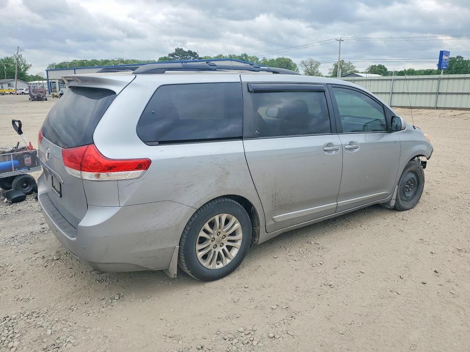 2014 Toyota Sienna VIN 5TDYK3DC7ES442202 COPART salvage auction — FRONT END, Ar - Cert Of Title-Salvage, sold $250 on 2026-07-27 (photo 3)