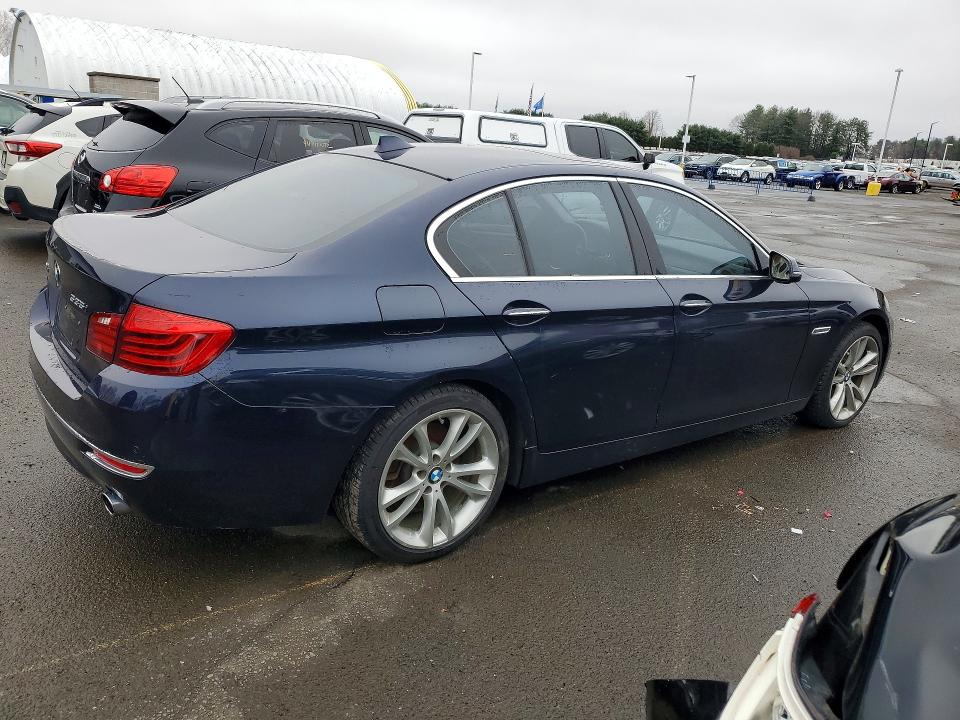 2014 BMW 5 series VIN WBA5B3C59ED531042 COPART salvage auction — SIDE, MA - CERTIFICATE OF TITLE, sold $3,900 on 2026-07-31 (photo 3)