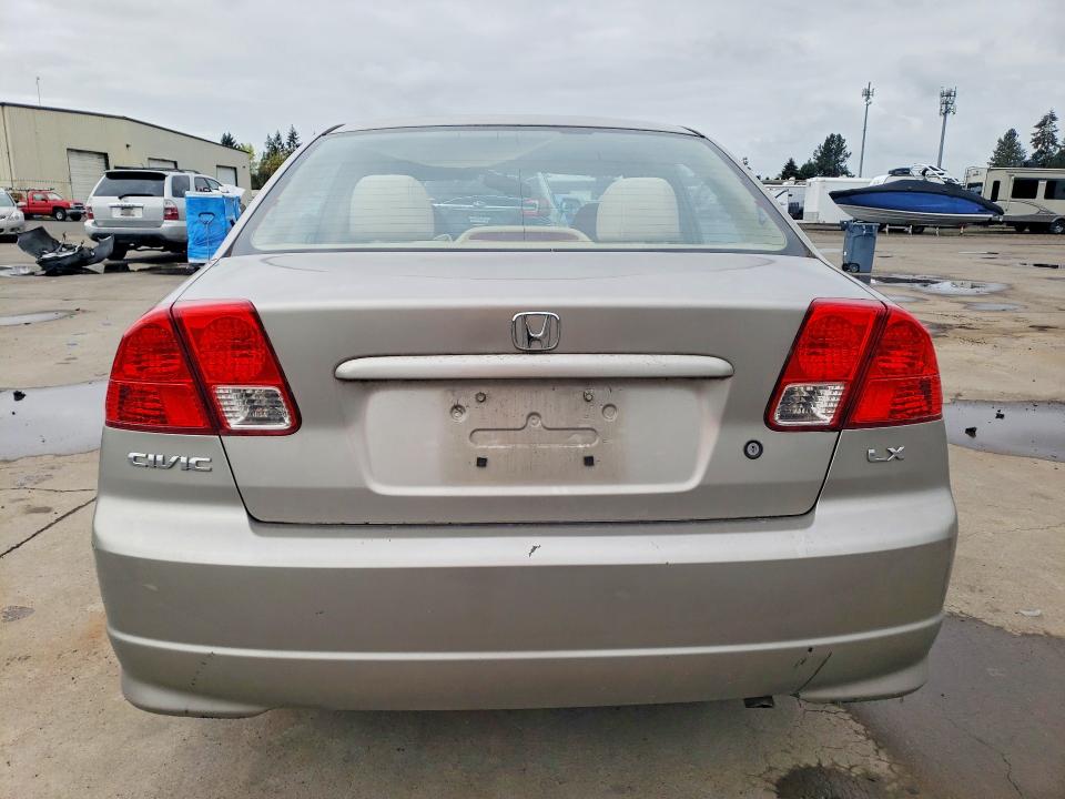 2004 Honda Civic VIN JHMES16514S000302 COPART salvage auction — FRONT END, Or - Lien Papers Salvage, sold $275 on 2026-07-27 (photo 6)