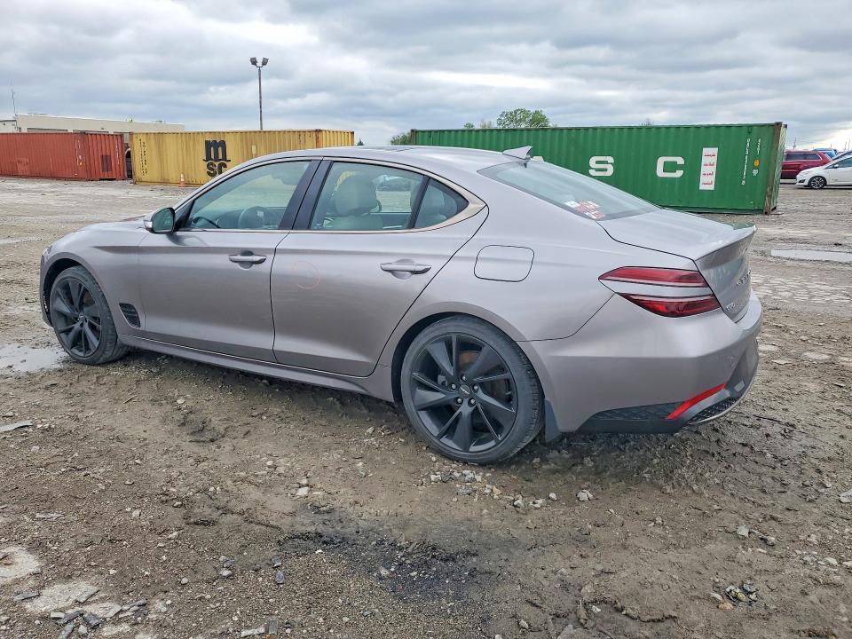 2023 Genesis G70 VIN KMTG34TA5PU104425 COPART salvage auction — SIDE, In - Cert Of Title-Salvage Title, sold $9,700 on 2026-07-17 (photo 2)