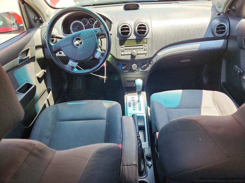 2009 Chevrolet Aveo VIN KL1TD56E39B368456 COPART salvage auction — REAR END, Ca - Non-Repairable Vehicle Cert, sold $375 on 2026-07-08 (photo 8)