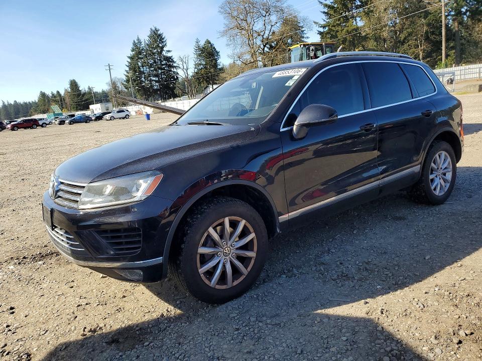 2015 Volkswagen Touareg VIN WVGEP9BP8FD005699 COPART salvage auction — MECHANICAL, Wa - Vehicle Cert Of Ownership-Titl, sold $3,750 on 2026-07-16 (photo 1)