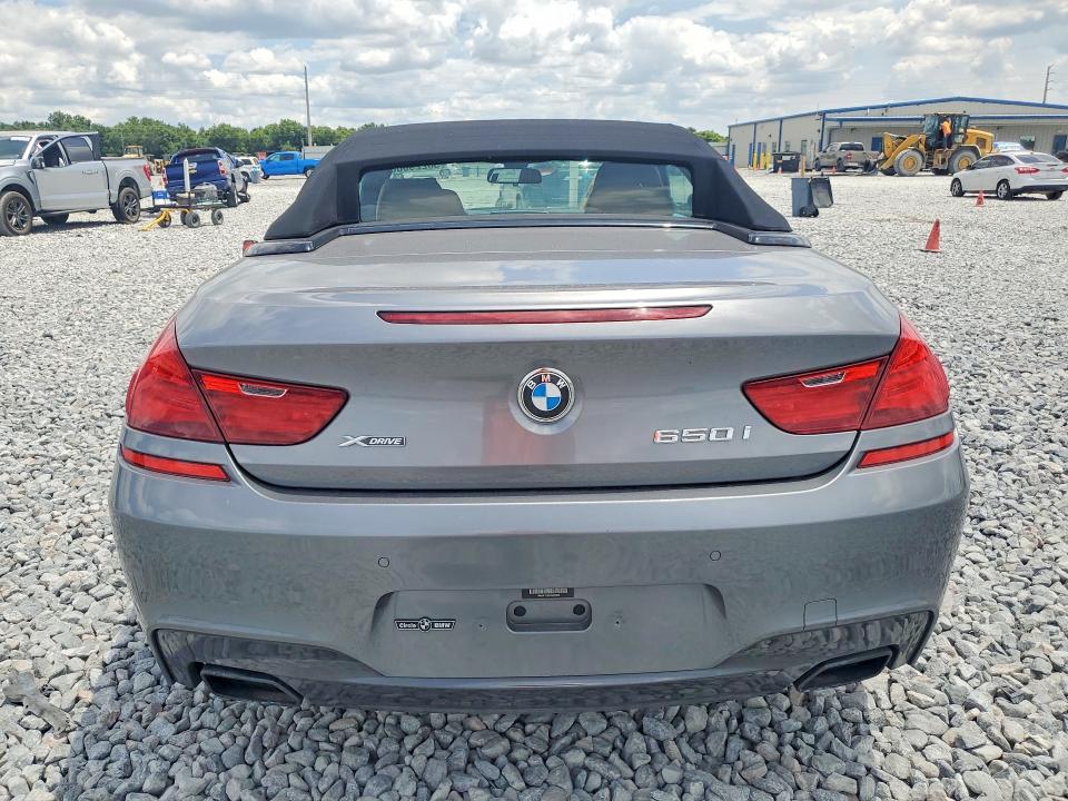 2018 BMW 6er VIN WBA6F7C53JG232249 COPART salvage auction — FRONT END, Salvage Title, sold $200 on 2026-07-21 (photo 6)