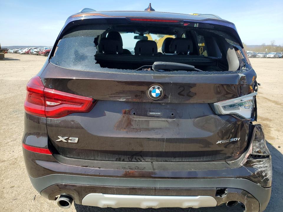 2018 BMW VIN 5UXTR9C59JLD70265 COPART salvage auction — REAR END, Pa - Certificate Of Salvage, sold $500 on 2026-07-21 (photo 6)