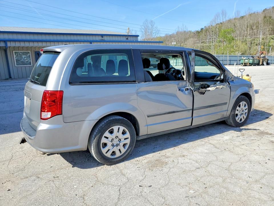 2014 Dodge Caravan VIN 2C4RDGBG1ER168127 COPART salvage auction — SIDE, NC - SALVAGE CERTIFICATE OF TITLE, sold $300 on 2026-07-09 (photo 3)
