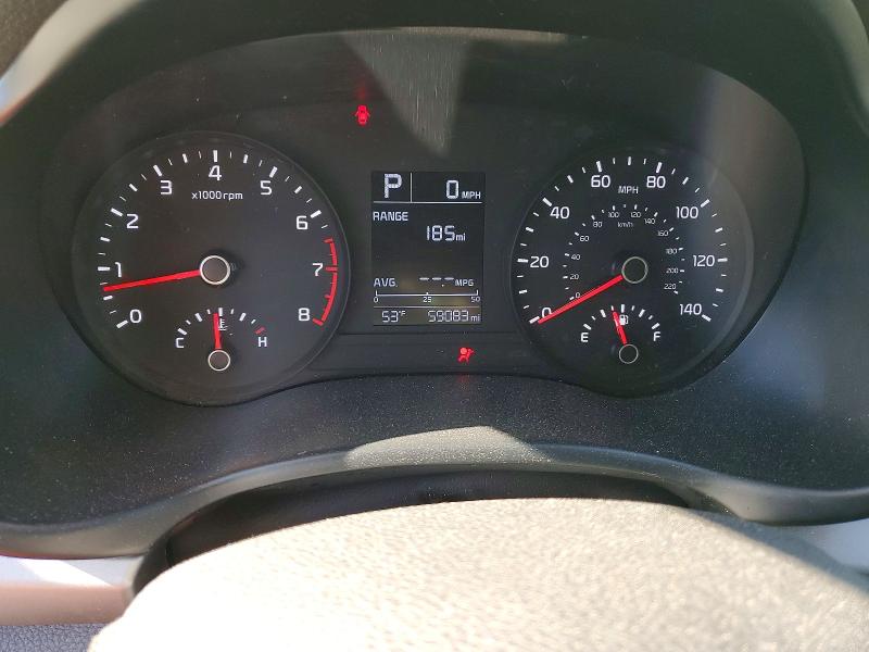 2020 Kia Rio VIN 3KPA24ADXLE313821 COPART salvage auction — FRONT END, NC - SALVAGE CERTIFICATE OF TITLE, sold $2,250 on 2026-07-02 (photo 9)