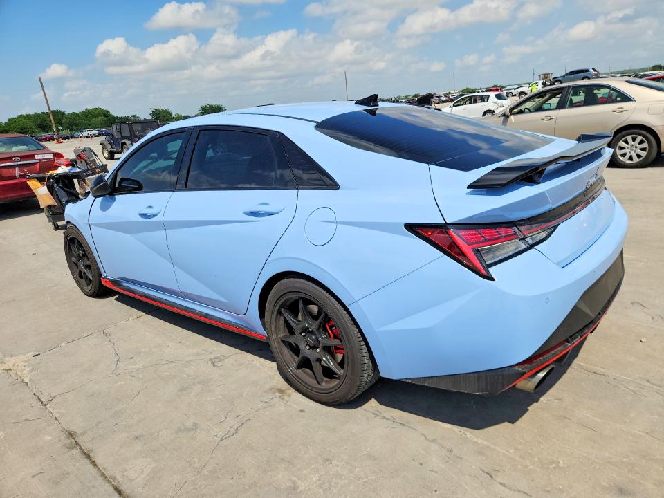 2022 Hyundai Elantra VIN KMHLW4AK5NU007301 COPART salvage auction — FRONT END, Tx - Certificate Of Title, sold $4,250 on 2026-07-09 (photo 2)