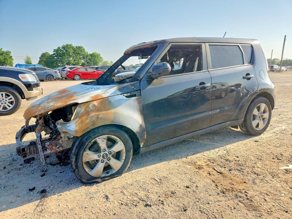 2018 Kia Soul VIN KNDJN2A26J7906101 COPART salvage auction — INTERIOR BURN, AL - CERT OF TITLE-PARTS ONLY SALVG, sold $400 on 2026-07-22 (photo 1)
