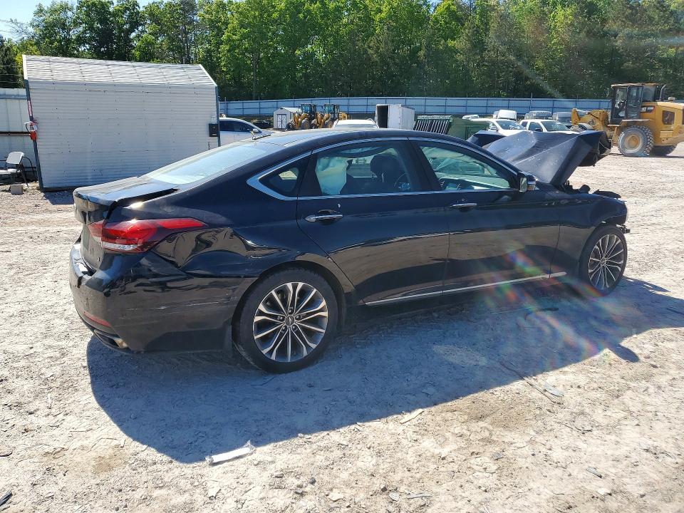 2015 Hyundai Genesis VIN KMHGN4JE4FU070163 COPART salvage auction — FRONT END, Va - Certificate Of Title, sold $1,400 on 2026-07-13 (photo 3)