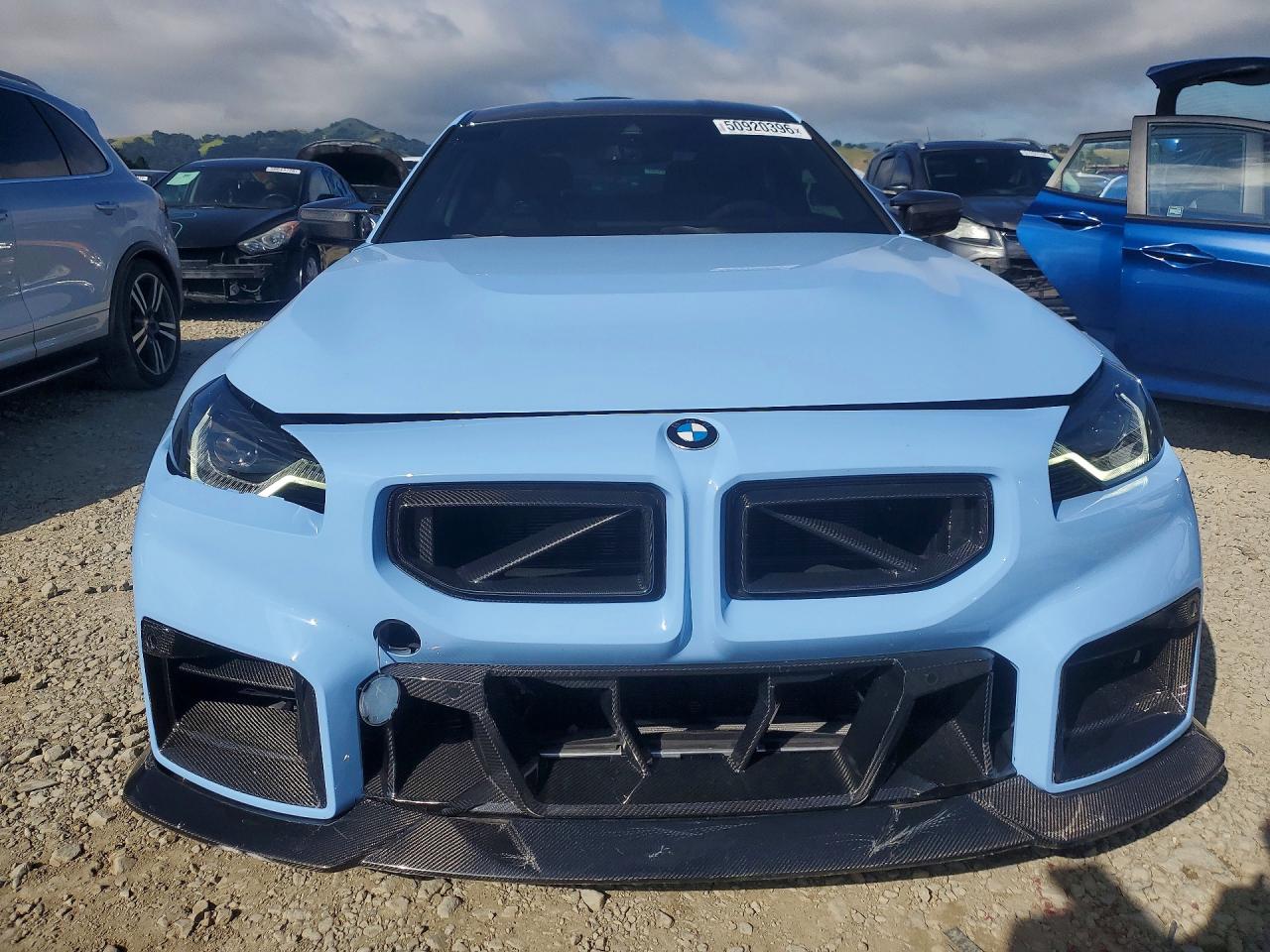 2025 BMW M2 VIN 3MF23DM01S8F08582 COPART salvage auction — Undercarriage, CA - SALVAGE CERTIFICATE, sold $37,500 on 2026-06-02 (photo 5)