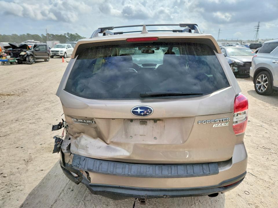 2016 Subaru Forester VIN JF2SJAXC6GH444508 COPART salvage auction — REAR END, Tx - Salvage Vehicle Title, sold $1,250 on 2026-07-07 (photo 6)